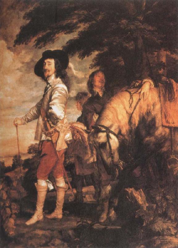 Anthony Van Dyck King of England at the Hunt oil painting image